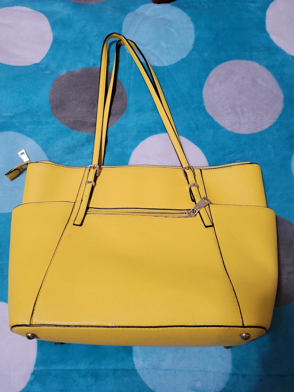 Michael Kors Yellow Saffiano Leather Tote Bag